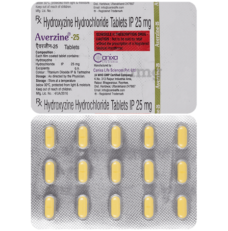 Averzine 25mg Tablet | Canixa