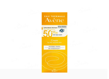 Avene Invisible Finish 8 hr hydration Very High Protection Sunscreen Cream SPF 50+ 50ml