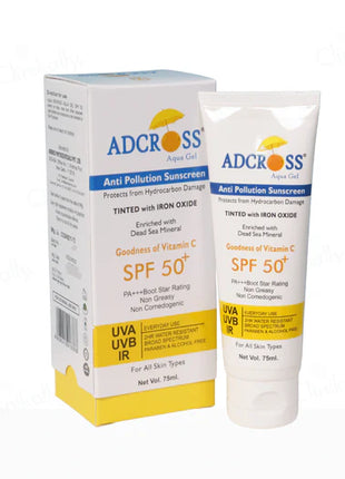 Adcross aqua sunscreen gel 75ml pack of 1