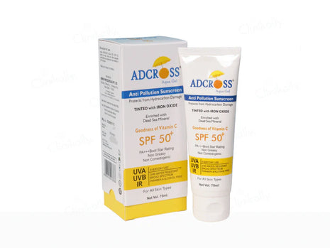 Adcross aqua sunscreen gel 75ml pack of 1