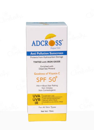 Adcross aqua sunscreen gel 75ml pack of 1