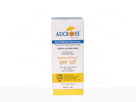 Adcross aqua sunscreen gel 75ml pack of 1