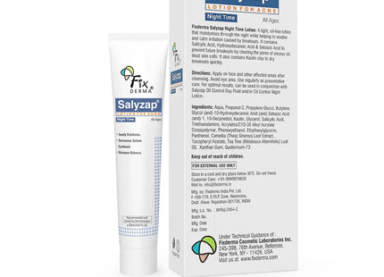 Fixderma salyzap lotion for acne 20ml night time