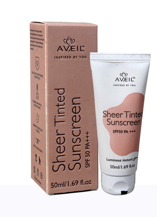 Aveil Sheer Tinted Sunscreen SPF 50 PA+++