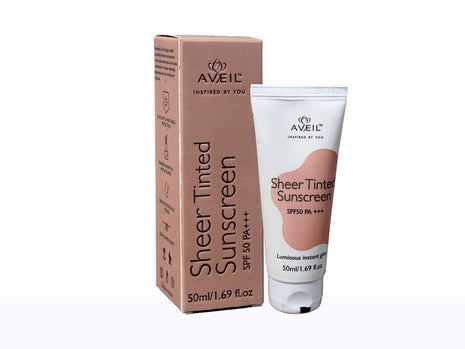 Aveil Sheer Tinted Sunscreen SPF 50 PA+++