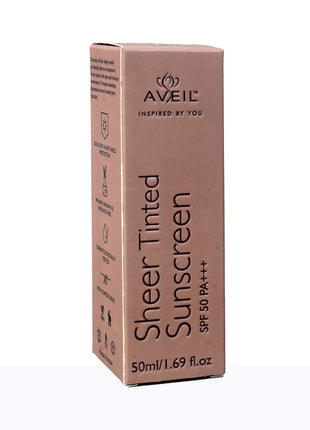 Aveil Sheer Tinted Sunscreen SPF 50 PA+++