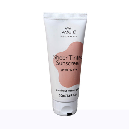 Aveil Sheer Tinted Sunscreen SPF 50 PA+++