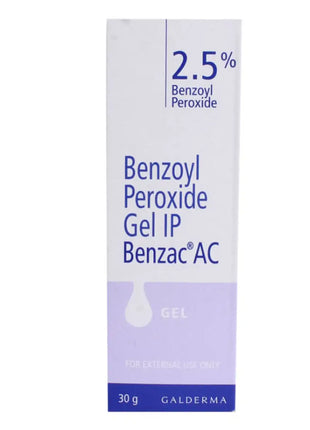 Bezac AC 2.5 % gel 30gm