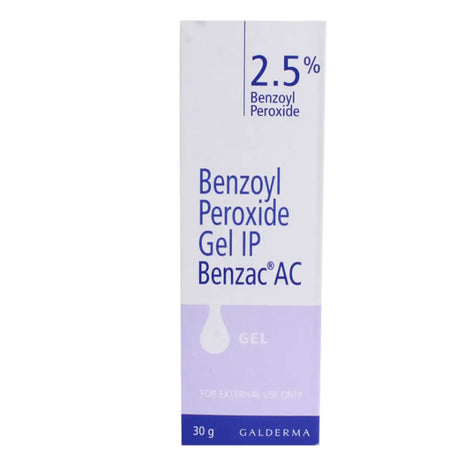 Bezac AC 2.5 % gel 30gm