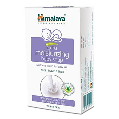 Himalaya Herbals Extra Moisturizing Baby Soap 125gm by KarissaKart