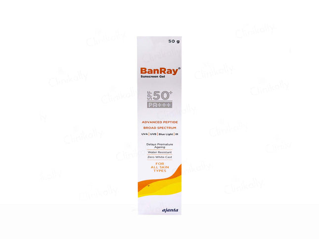 Banray Advanced Peptide Sunscreen Gel SPF 50+ PA+++ 50g