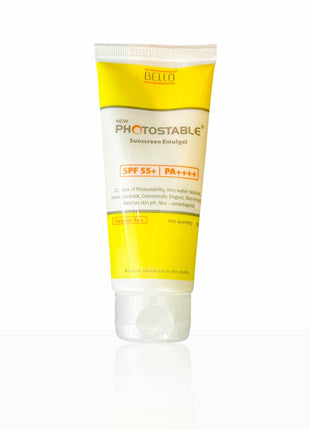 New Photostable Sunscreen Emulgel SPF 55+/PA++++