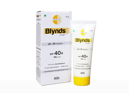 Blynds Emulgel Sunscreen SPF 40+ PA+++ 50g