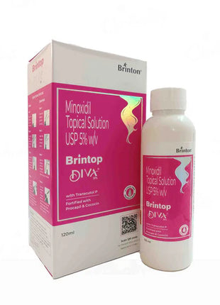 Brintop diva 5% topical solution 120ml