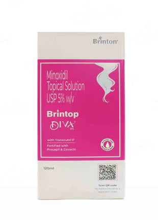 Brintop diva 5% topical solution 120ml