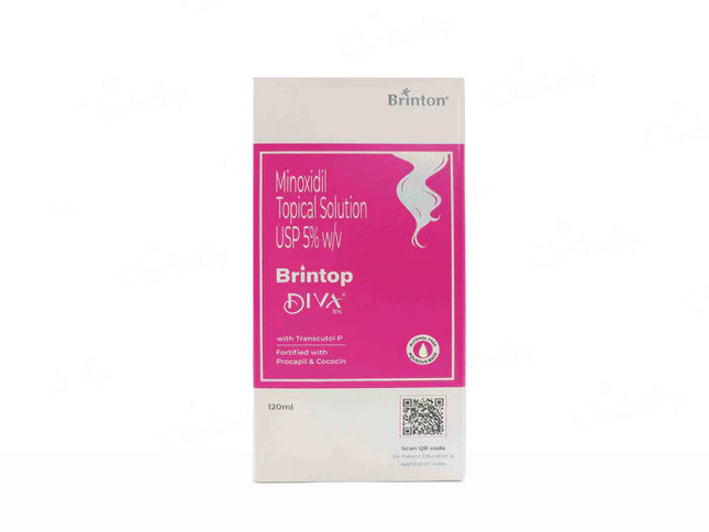 Brintop diva 5% topical solution 120ml