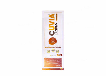 Cuvia ultra spf 60 sunscreen gel 50g pack of 2