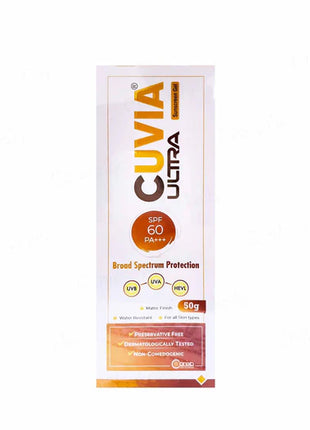 Cuvia ultra spf 60 sunscreen gel 50g