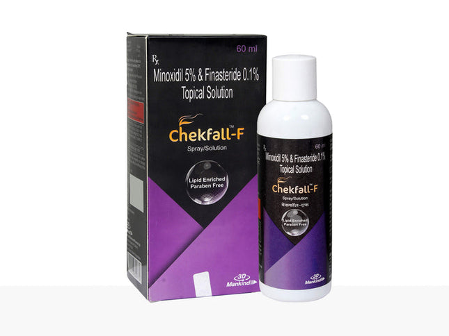 Mankind Chekfall-F 5 Topical hair Solution 60ml New pack