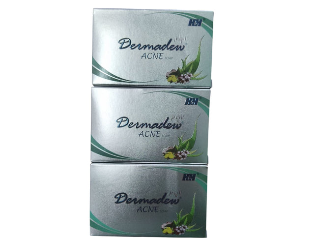 Dermadew Acne Soap 75G Pack Of 3
