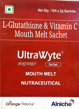 Ultra wyte mouth melt orange flavour 10N x 2g sachets