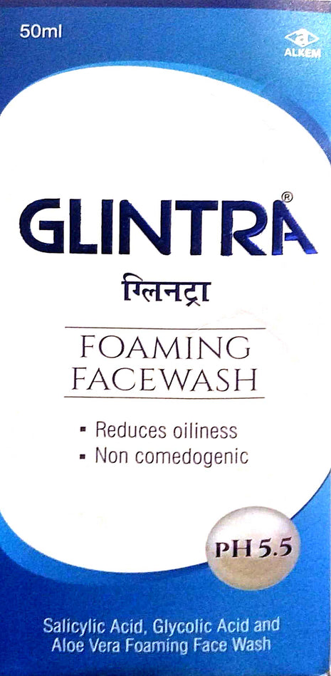 Glintra Foming Facewash 50g