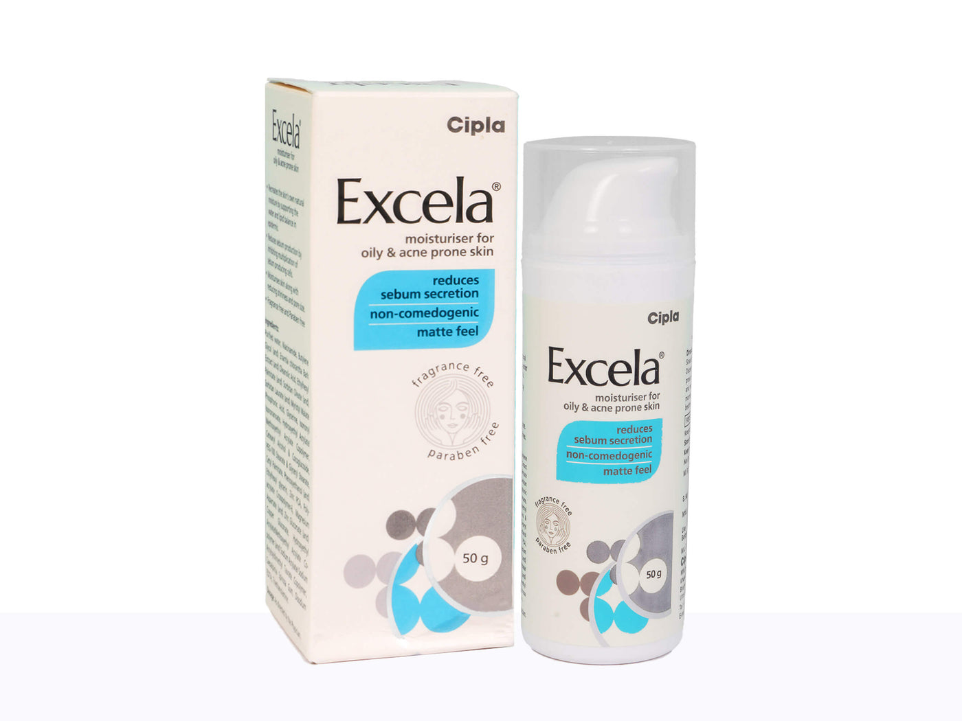 Excela Moisturiser for Oily Acne Prone Skin