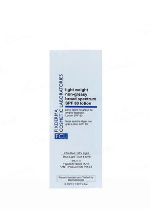 FCL Light Weight Sunscreen Lotion SPF80 50ml