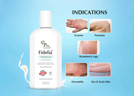 Fixderma Fidelia Hydrating Body Lotion 250ml Indications