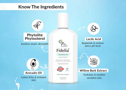 Fixderma Fidelia Hydrating Body Lotion 250ml Ingredients 