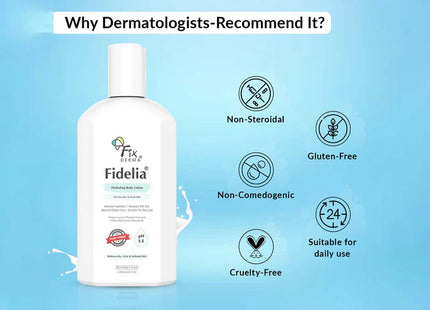 Fixderma Fidelia Hydrating Body Lotion 250ml dermatologists recommended