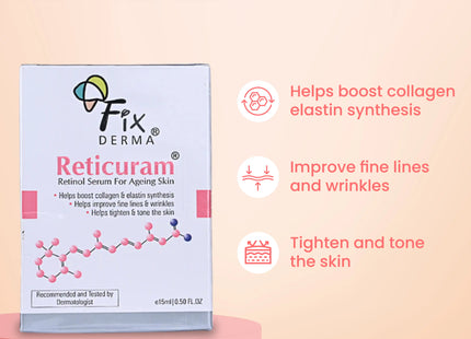 Fixderma Reticuram Serum for Ageing Skin 15ml