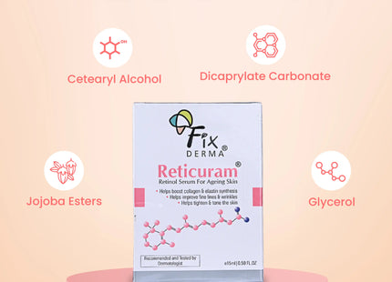 Fixderma Reticuram Serum for Ageing Skin 15ml