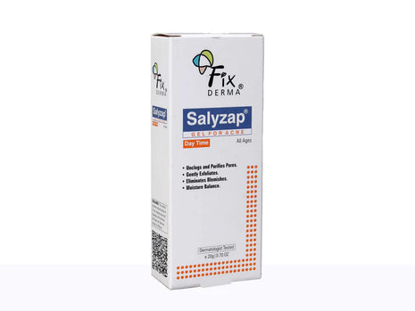 Fixderma salyzap gel for acne 20g day time