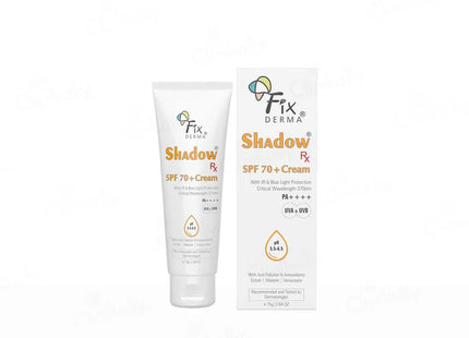 Fixderma shadow rx Sunscreen Cream SPF 70+ 75g
