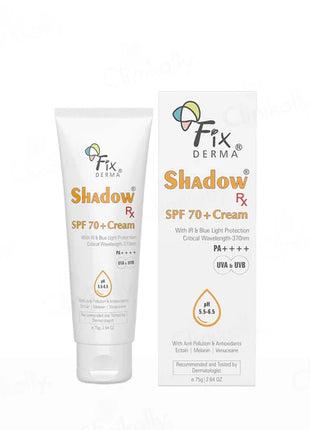 Fixderma shadow rx Sunscreen Cream SPF 70+ 75g