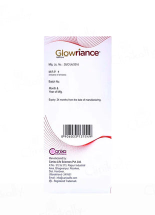 New Glowriance skin renewing face wash 100ml pack of 2