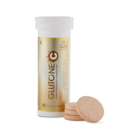 Glutone C - Setria Glutathione & Natural Vitamin C 1000mg Tablets I Skin Glow and Radiance