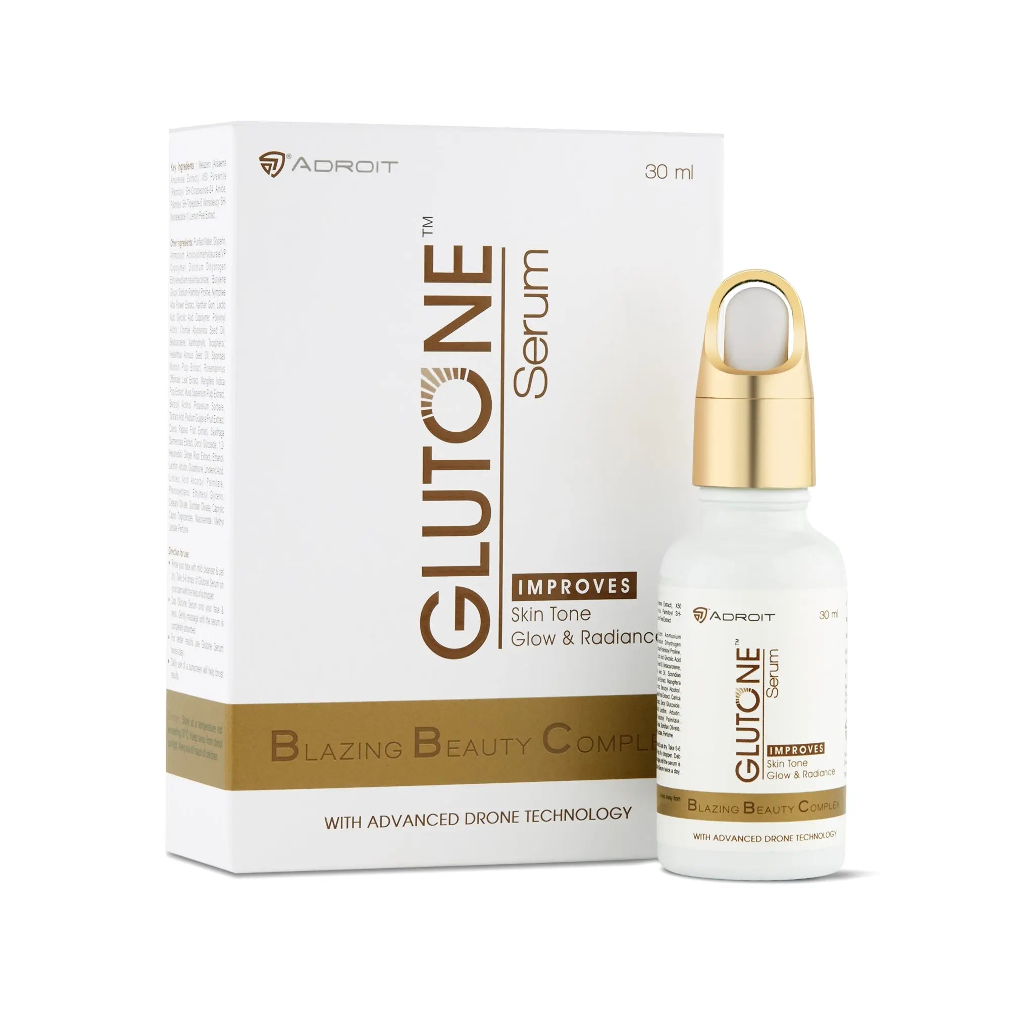 glutone skin brightening serum i 30ml i liposomal glutathione i