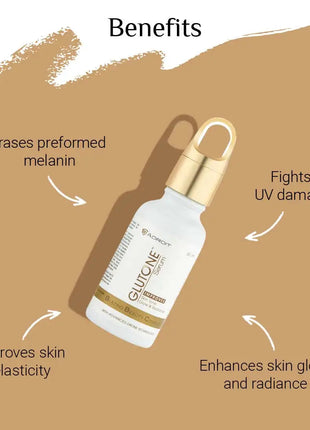 Glutone Skin Brightening Serum I 30ml I Liposomal Glutathione I Melazero I Skin Glow and Radiance I Even Skin Tone