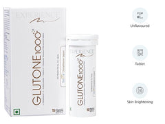 Glutone 1000 unflavoured Tablets for skin brightening