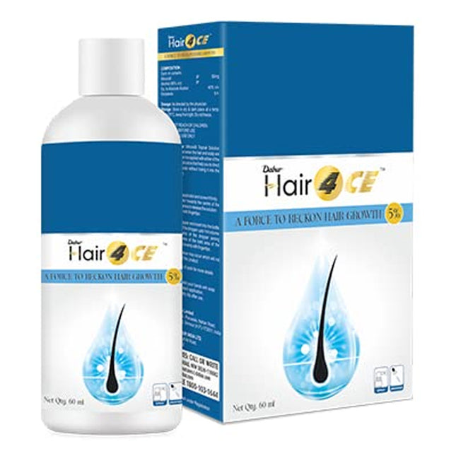 HAIR4CE 5  SOLUTION 60ML|DABUR