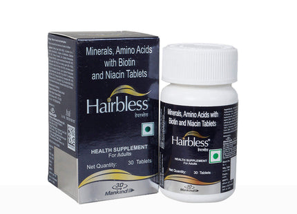Hairbless 30 Tab Bottle