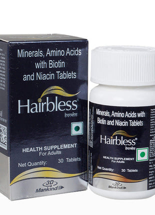 Hairbless 30 Tab Bottle