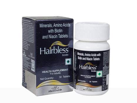 Hairbless 30 Tab Bottle