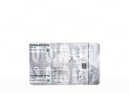 Hairbless Diva Nutraceutical Tablet For Women