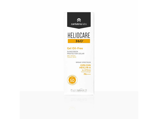 Heliocare 360 Gel Oil-Free Sunscreen Protector Solar Dry Touch SPF 50/PA++++