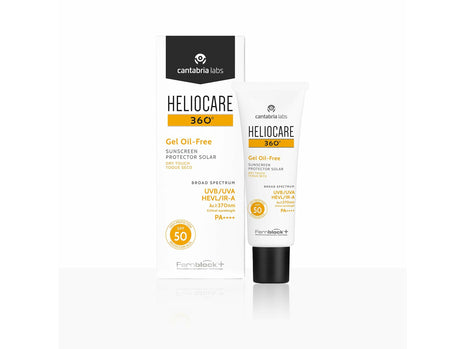 Heliocare 360 Gel Oil-Free Sunscreen Protector Solar Dry Touch SPF 50/PA++++