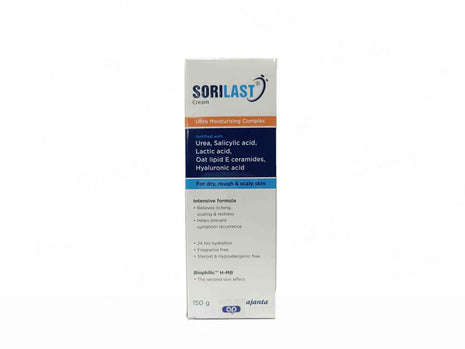 Sorilast ultra moisturising cream 150g pack of 2