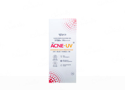 Acne-UV Gel Sunscreen SPF 50/PA+++ 50GMS